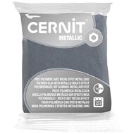 Cernit Polymer Clay Metallic 56g Silver Silver