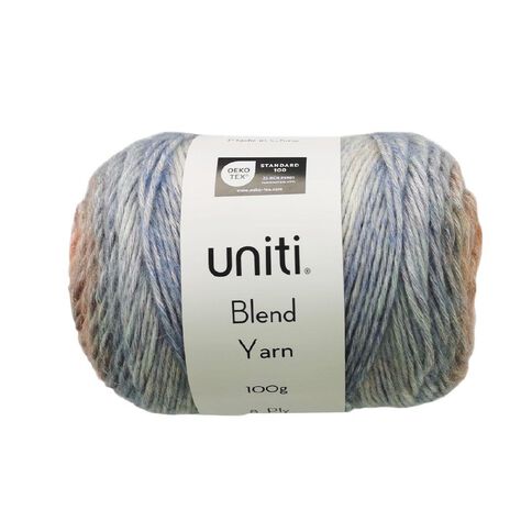 Uniti Yarn Blend Ora Blue 100g