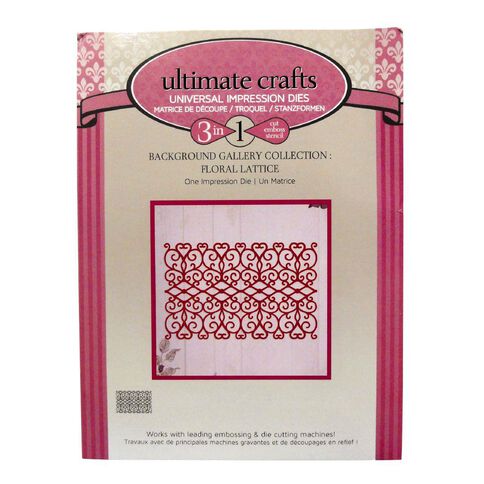 Ultimate Crafts Background Dies Assortment 1