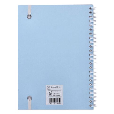 WS 2026 Student Diary Blue