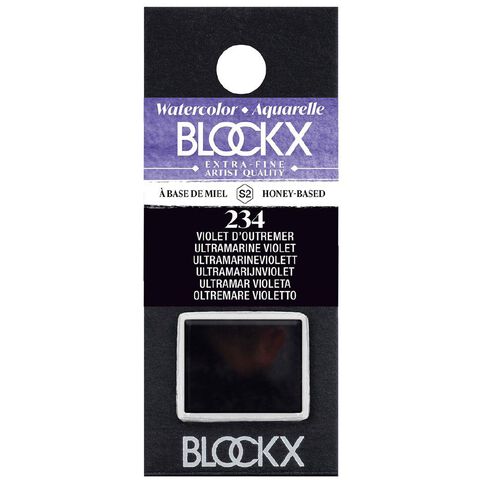 BLOCKX Watercolour Half Pan S2 234 Ultramarine Violet