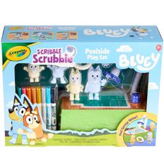 Crayola Scribble Scrubbie Poolside Playset Bluey