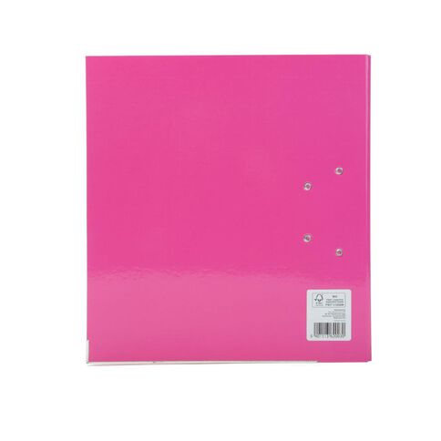 WS Colour Pop Lever Arch File A4 Pink Pink