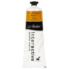 Atelier S1 Acrylic Paint Yellow Ochre 80ml