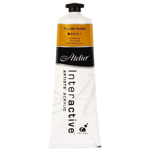 Atelier S1 Acrylic Paint Yellow Ochre 80ml