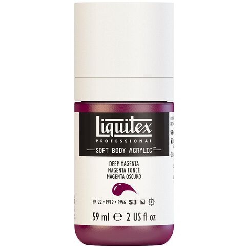 Liquitex Soft Body Acrylic 59ml Deep Magenta S3
