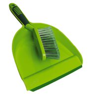 Sabco Cleanline Blade Dustpan & Brush Green