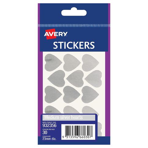 Avery Heart Stickers 23mm Diameter