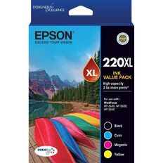Epson Ink 220XL Value 4 Pack