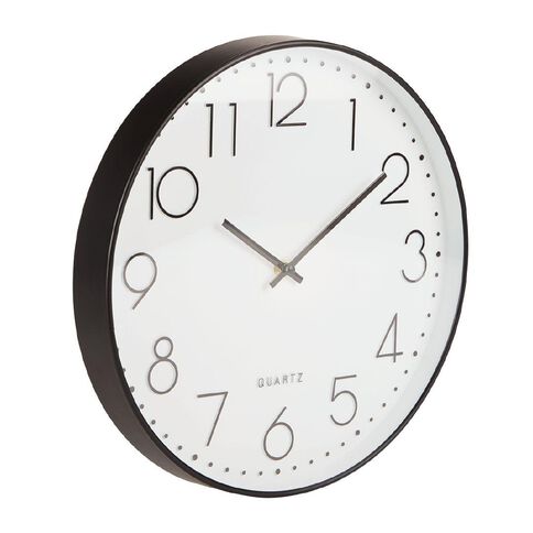 Living & Co Larsson Clock Black 35cm