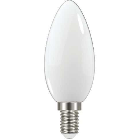 General Electric E14 LED Dimmable Candle 4.2W Warm Light Bulb White