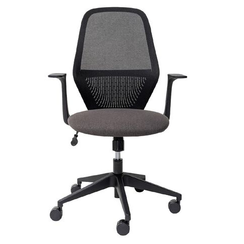 Buro Seating Mondo Soho Chair Black Mesh With Arms