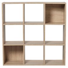 Living & Co Mason 9 Cube Oak Look