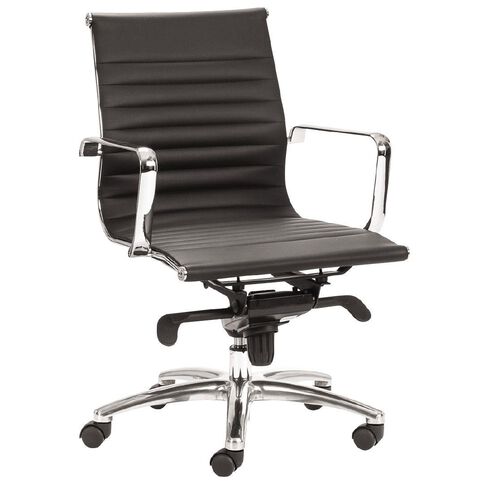 Chair Solutions Contempo Midback Chair PU Black