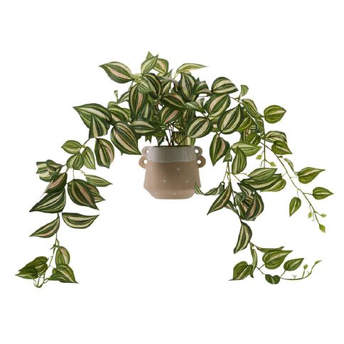 Living & Co Artificial Hanging Plant in Ceramic Pot 80cm