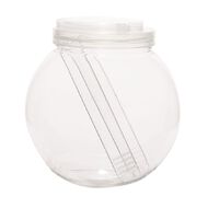 Party Inc Plastic Lolly Jar with Tongs 16cm