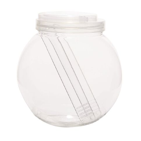 Party Inc Plastic Lolly Jar with Tongs 16cm