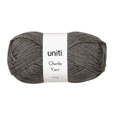 Uniti Chunky Yarn Charcoal 100g