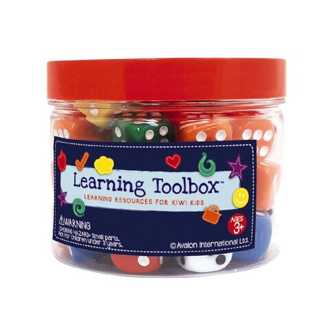 Learning Toolbox Coloured Dice 50pieces