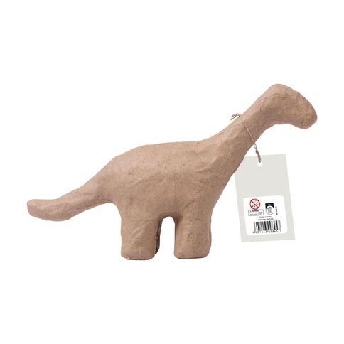 Paper Mache Dinosaur Approx L28 X W7.5 X H16.3cm 1pc Little Birdie