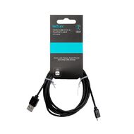 Tech.Inc Micro USB Cable 2m Black