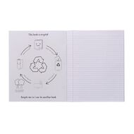 WS Exercise Book 1L5 7mm Ruled 36 Leaf Red Mid