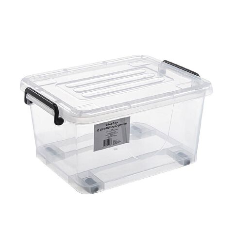 Living & Co Rolling Organiser 13L Clear