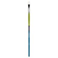 Princeton Snap Long Handle Taklon Filbert 6 White