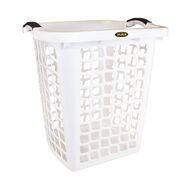 Taurus Laundry Hamper White 60L