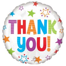 Amscan 45cm Standard HX Thank You Bright Stars