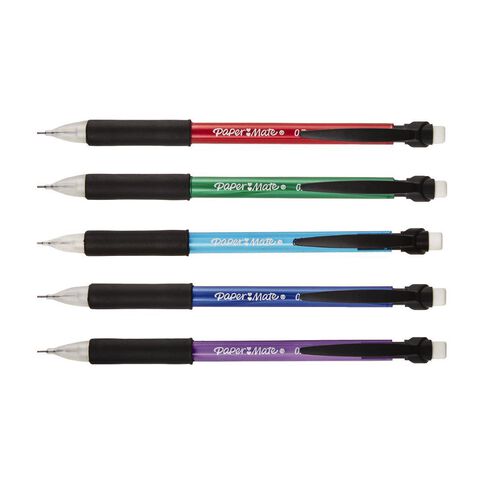 Paper Mate Write Bros Comfort 0.7mm Mechanical Pencil Black 5 Pack