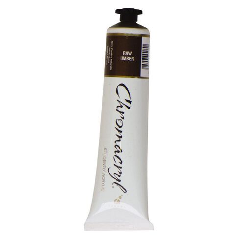 Chromacryl Paint Raw Umber Brown 75ml
