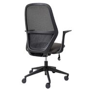 Buro Seating Mondo Soho Chair Black Mesh With Arms
