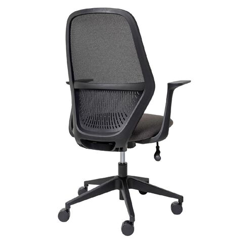 Buro Seating Mondo Soho Chair Black Mesh With Arms