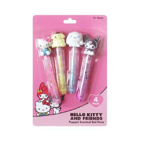 Hello Kitty Gel Pens 4 Pack