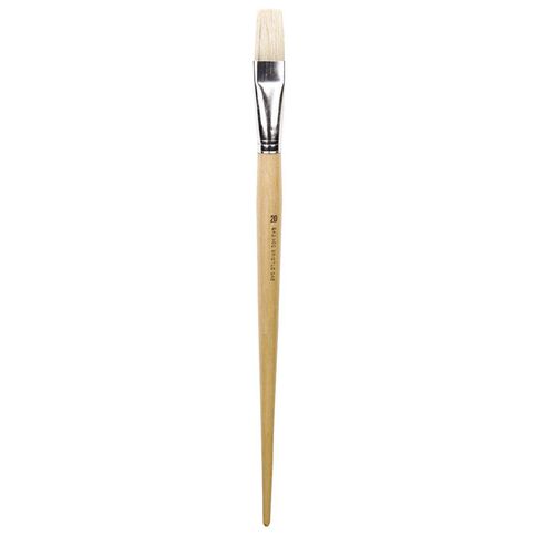 DAS Brush Long Handle Hog Bristle Flat #20