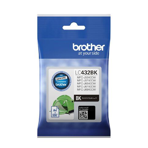 Brother LC432BK Ink 550 Pages Black