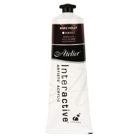 Atelier S1 Acrylic Paint Mars Violet Purple 80ml