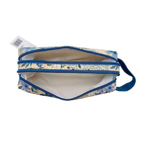 Uniti Blossom Pencil Case Two Pocket Floral