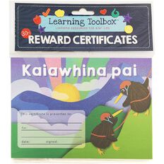 Learning Toolbox Reward Certificates Te Reo A5 Assorted 30 Pack