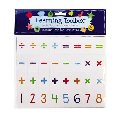 Learning Tool Box Magnetic Numbers Basic Maths Assorted