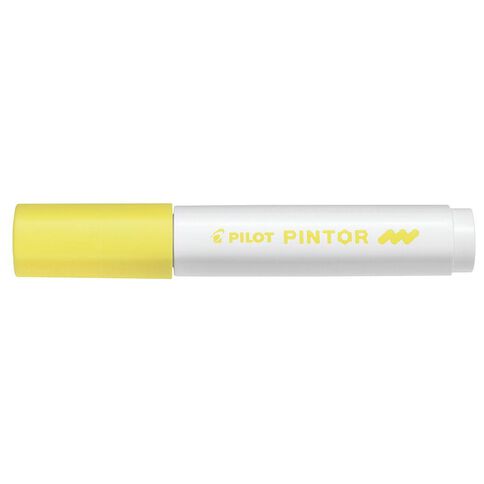 Pilot Pintor Marker Bullet Medium 4.5mm Tip Yellow