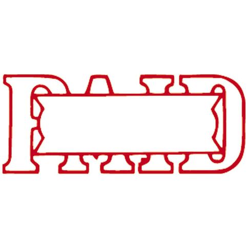 Xstamper Stamp Paid Date Red Mid