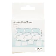 Uniti Photo Mounts White 500 Pack