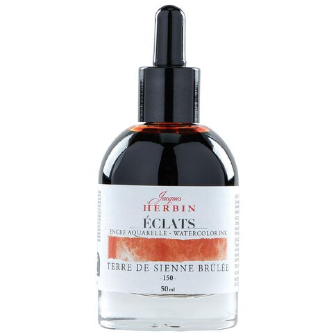 Jacques Herbin Eclats Watercolour Ink 150 Burnt Siena 50ml