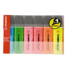 Stabilo Highlighter Boss Assorted Colours Multi-Coloured 6 Pack