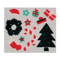 Wonderland Merry Christmas Gel Sticker