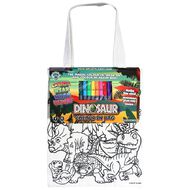 Splat Planet Large Dinosaur Colour-in Bag With 10 Magic Pens