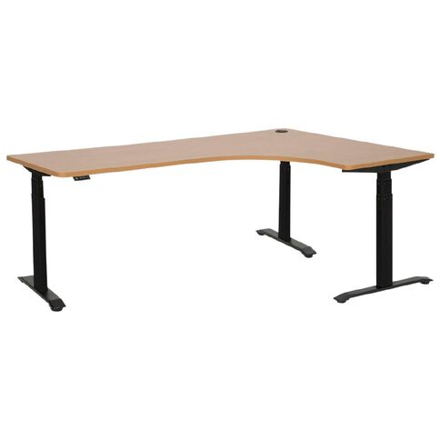 Jasper J Emerge Electric Workstation RH 1800x1200 Beech/Black
