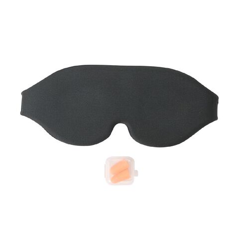 Living & Co Padded Eyemask with Earplugs Black